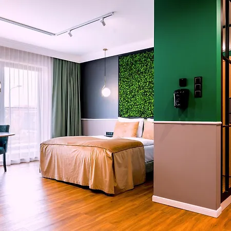 Aparthotel Green Concrete - Eko-Bus Na Plaze, Rowery I Masaze Lägenhetshotell *