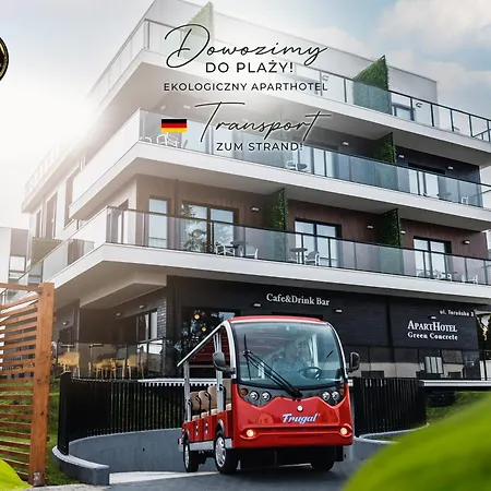 Aparthotel Green Concrete - Eko-Bus Na Plaze, Rowery I Masaze Aparthotel